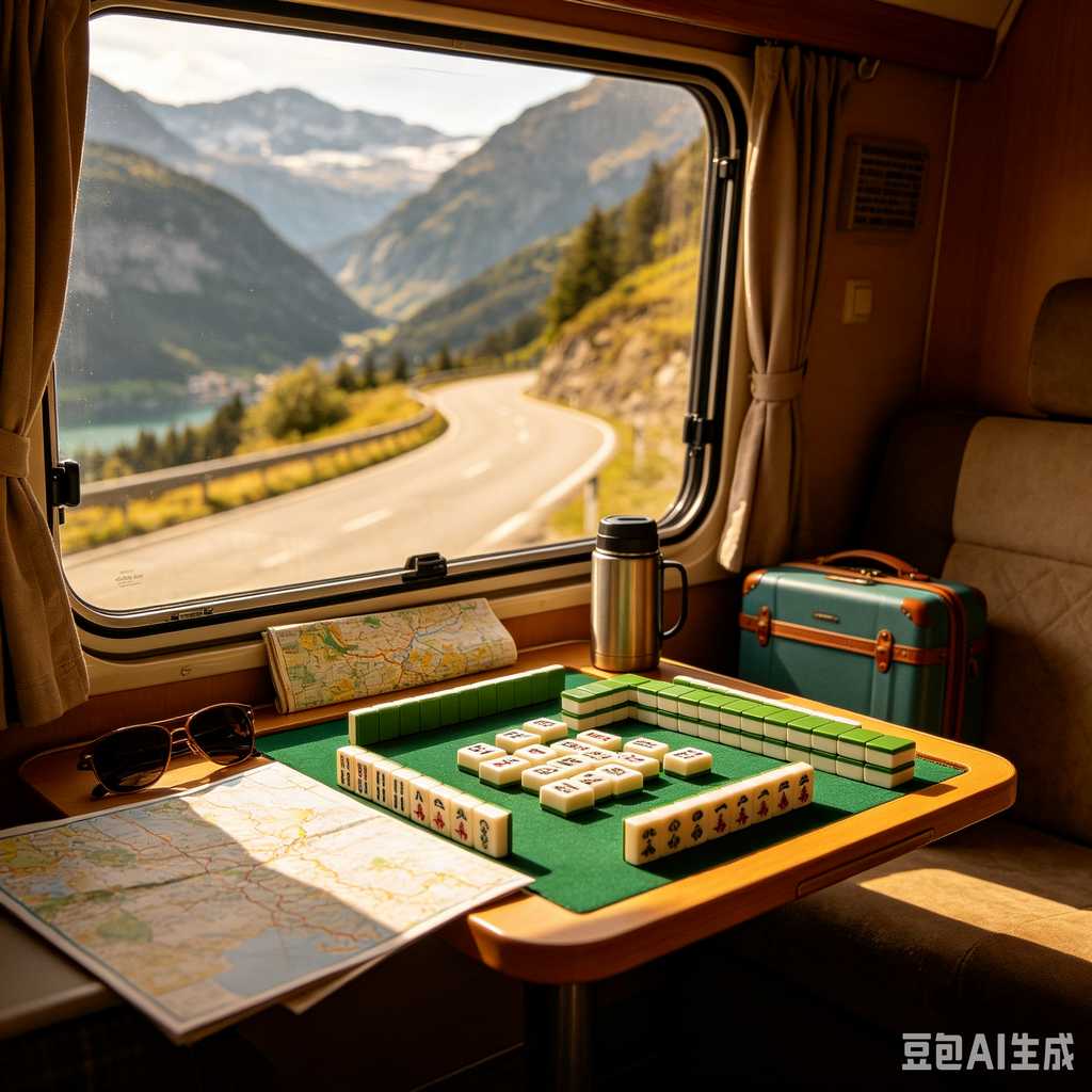 mini mahjong set for travel