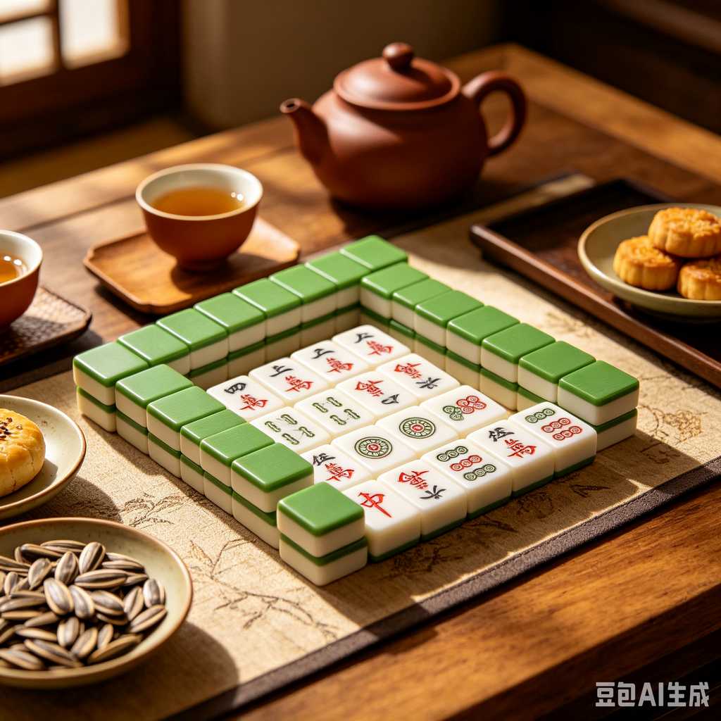 bright print mahjong tiles
